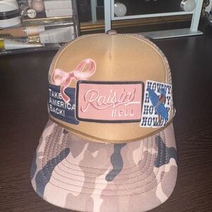 Camouflage and Patchwork Trucker Hat
